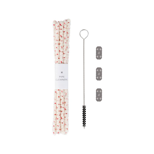 Pipe cleaners, wire brush and 3 screens.