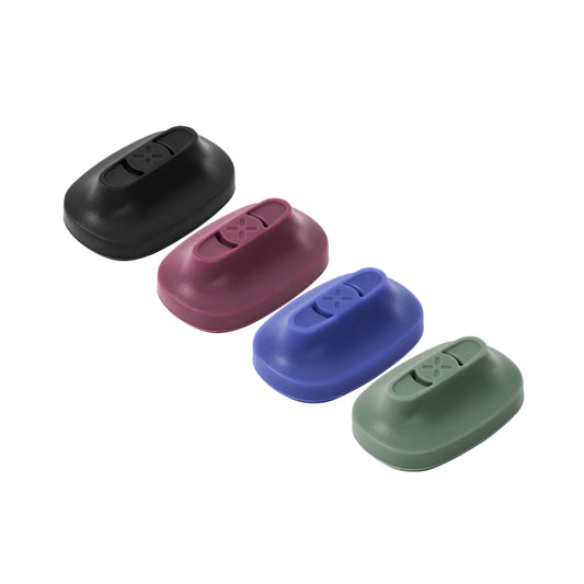 Black, Red, Blue and Green raised mouthpiece.